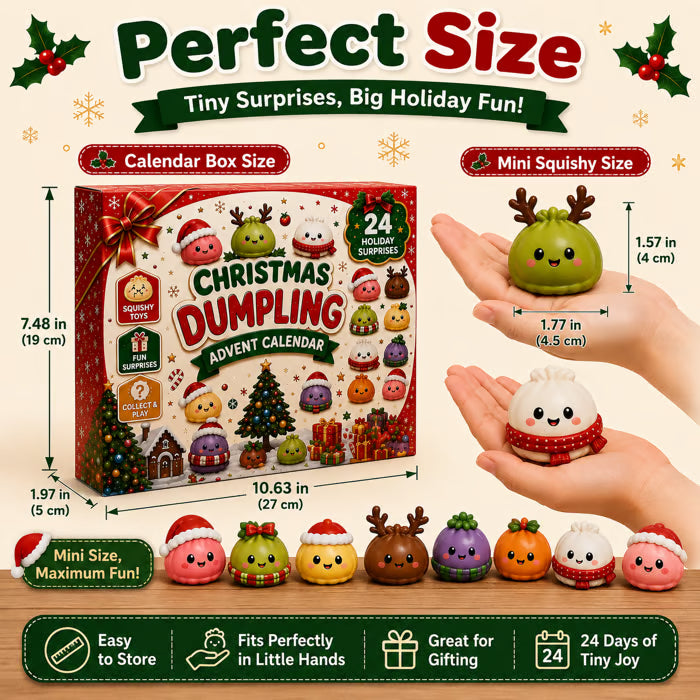 🔥LAST DAY SALE 45% OFF-🎄24 Days of Squishy Christmas Surprises🎁