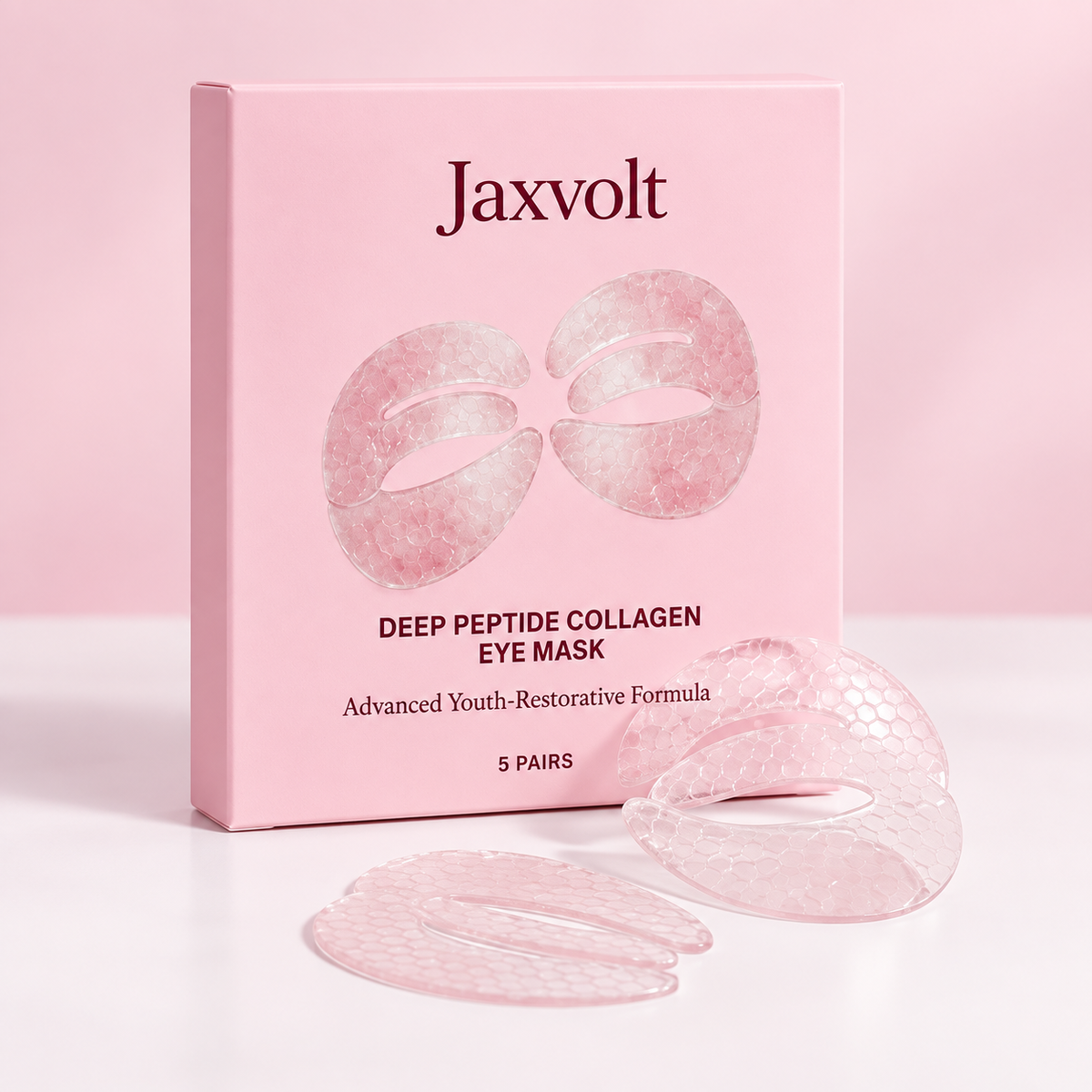 🎁 BUY 1 GET 1 FREE✨ Jaxvolt 3-Piece Deep Peptide Collagen Eye Mask – Smooth, Firm & Refresh Tired Eyes
