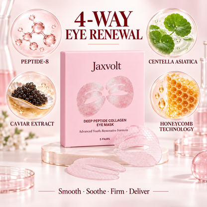 🎁 BUY 1 GET 1 FREE✨ Jaxvolt 3-Piece Deep Peptide Collagen Eye Mask – Smooth, Firm & Refresh Tired Eyes