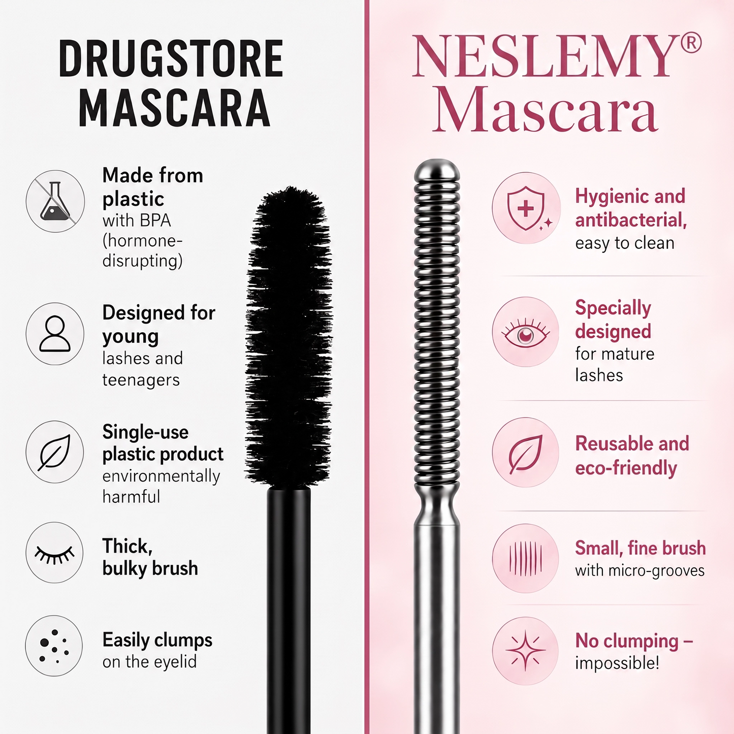 Buy 1 Get 1 Free🔥Waterproof Fibre Mascara for Dramatic Volume & Length, Clump-Free All-Day Wear