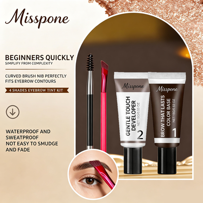 ✨ Long-Lasting Waterproof Eyebrow Tint Kit –Natural Fuller Brows In Minutes