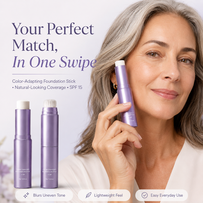 🔥Last Day - Buy 1 Get 1 Free🔥2-in-1  Changing Foundation Stick - The stick that makes mature skin glow again