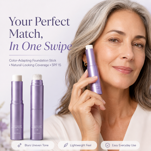 🔥Last Day - Buy 1 Get 1 Free🔥2-in-1  Changing Foundation Stick - The stick that makes mature skin glow again