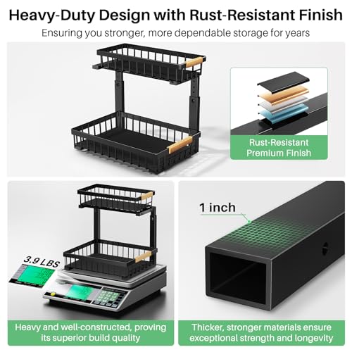 2-Tier Pull-Out Under-Sink Organizer — 2 Pack — product image 5 of 6