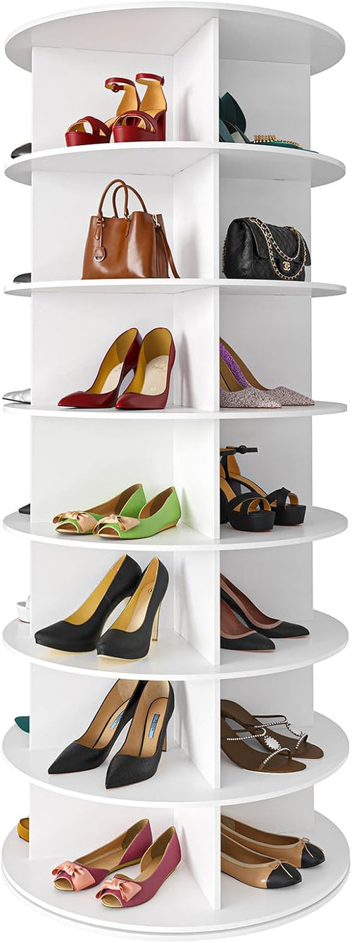 7-Tier 360° Rotating Shoe Rack Tower — product image 1 of 6
