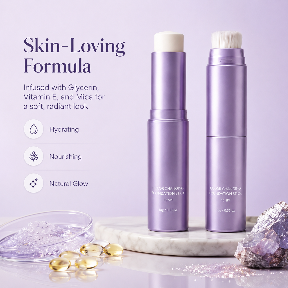 🔥Last Day - Buy 1 Get 1 Free🔥2-in-1  Changing Foundation Stick - The stick that makes mature skin glow again