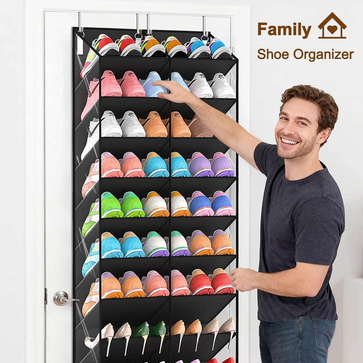 20–30 Pair Over-the-Door Shoe Organizer — product image 4 of 6