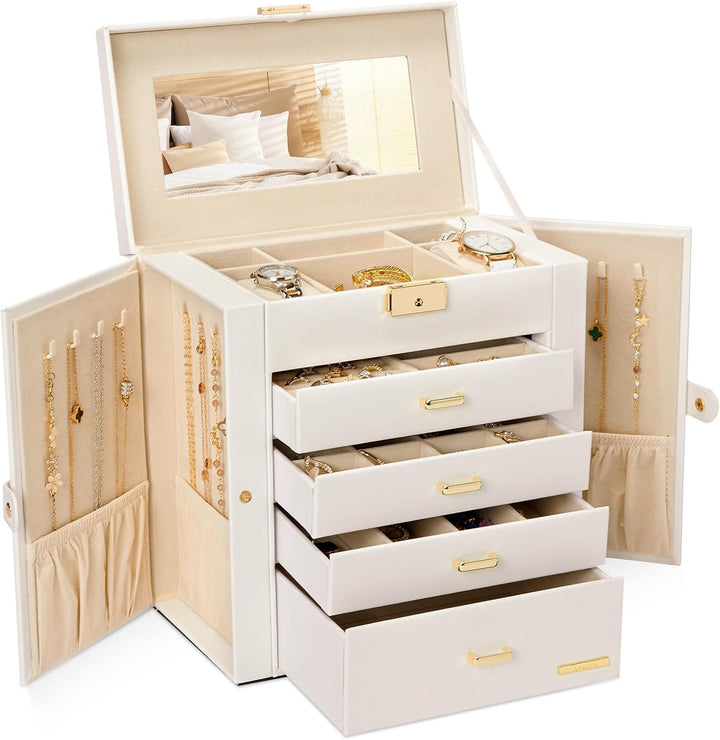 5-Layer Locking Jewelry & Watch Organizer