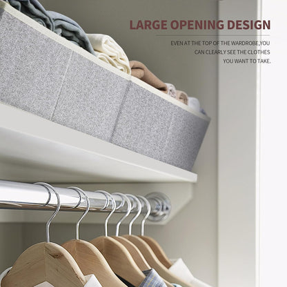 6-Pack Trapezoid Fabric Closet Bins — product image 3 of 6