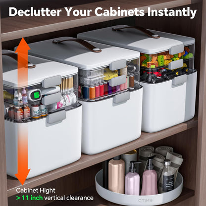 3-Tier Portable Medicine & First-Aid Organizer — product image 3 of 6