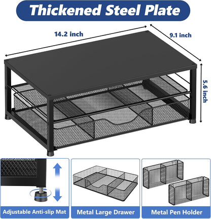 2-Tier Monitor Stand & Desk Organizer — product image 3 of 6