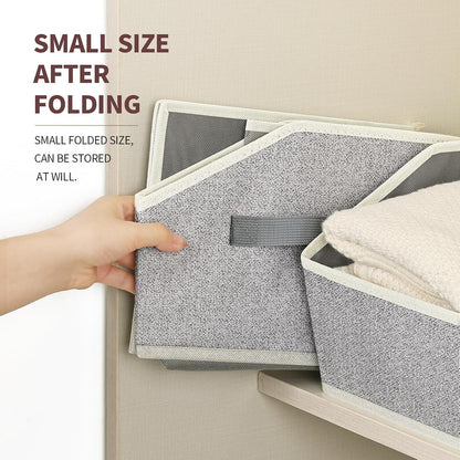 6-Pack Trapezoid Fabric Closet Bins — product image 6 of 6