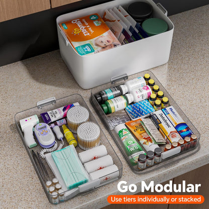 3-Tier Portable Medicine & First-Aid Organizer — product image 4 of 6