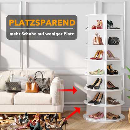 7-Tier 360° Rotating Shoe Rack Tower — product image 4 of 6