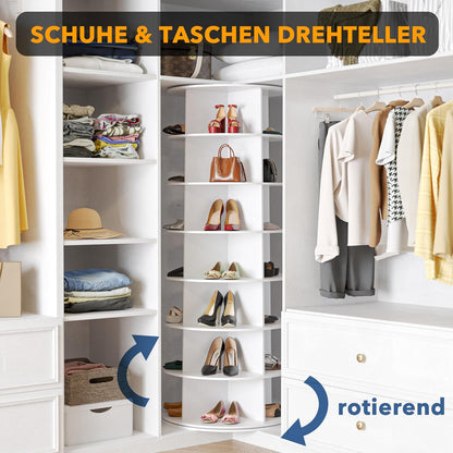 7-Tier 360° Rotating Shoe Rack Tower — product image 5 of 6