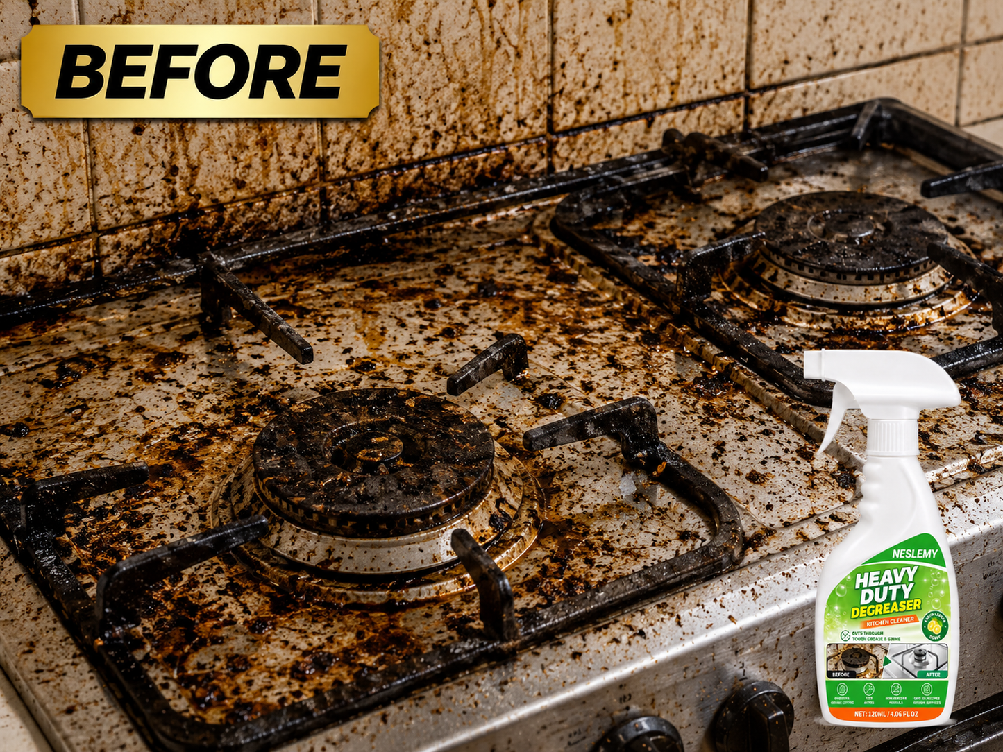 🥳SUMMER HOT SALE🥳💞50K+ SOLD!💥50% OFF! 👍🏻Heavy Duty Kitchen Degreaser Spray