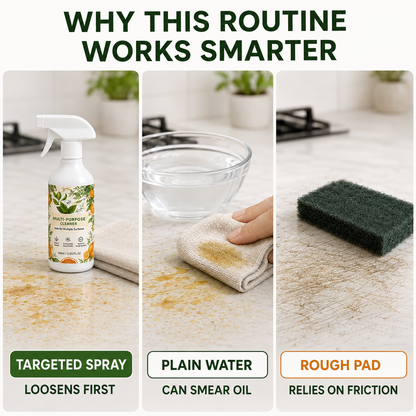 🧽Heavy Duty Kitchen Degreaser Spray – Powerful Grease Remover For Home Cleaning