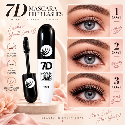🎁 BUY 1 GET 1 FREE – Jaxvolt® 7D Silk Fiber Black Mascara | Length, Lift & Volume