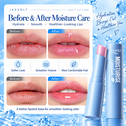 🔥 Jaxvolt Hyaluronic Lip Moisture Stick — Deep Hydration + Smoother-Looking Lip Lines