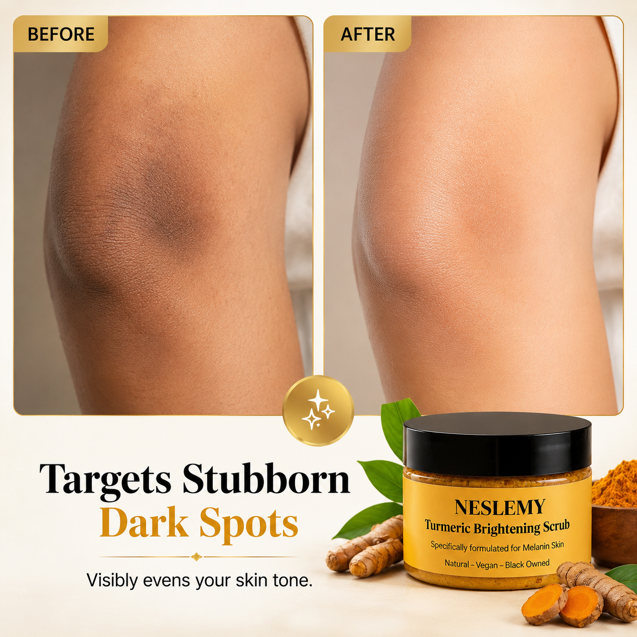 🔥Last Day - Buy 1 Get 1 Free✨Turmeric Exfoliating Body Scrub