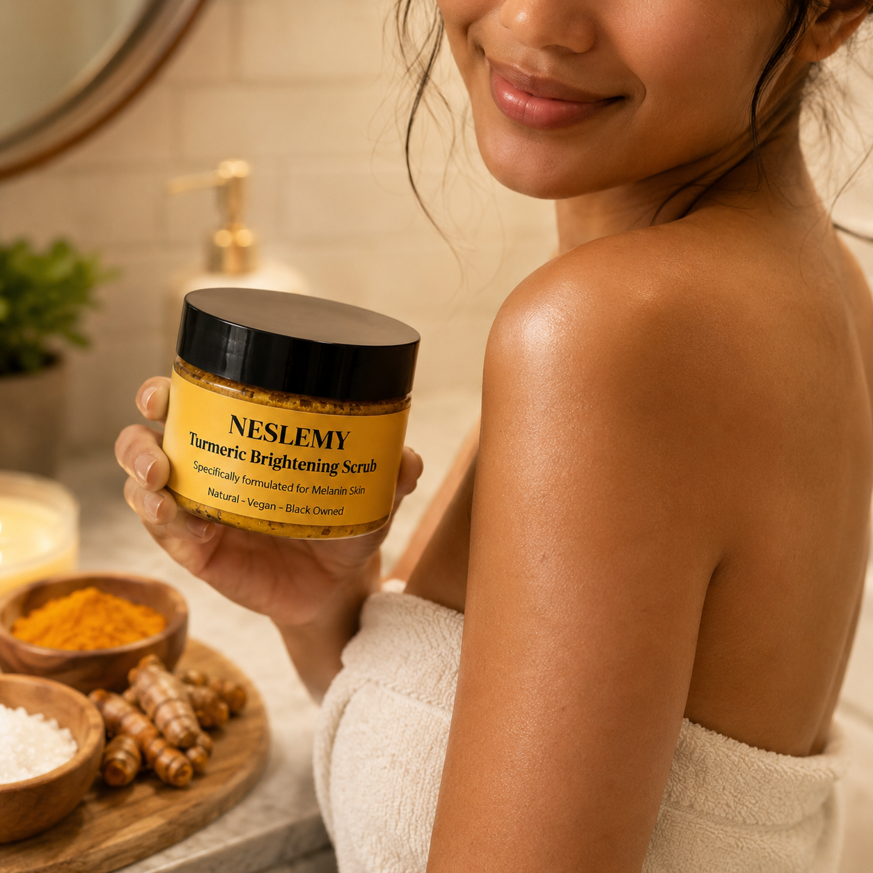 🔥Last Day - Buy 1 Get 1 Free✨Turmeric Exfoliating Body Scrub