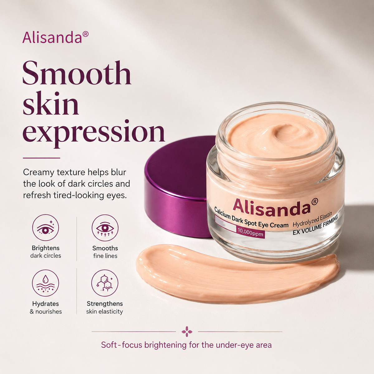 Korean Cosmetics✨Calcium Dark Spot Eye Cream | Dark Circle, Anti-aging, Sagging, Elasticity |