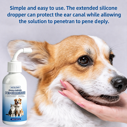 Buy 1 Get 1 Free 🔥Gentle Pet Ear Wash | Odor-Free Cleaning for Dogs & Cats🐾