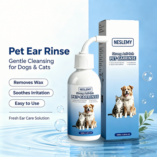 Buy 1 Get 1 Free 🔥Gentle Pet Ear Wash | Odor-Free Cleaning for Dogs & Cats🐾
