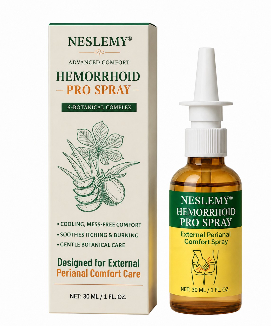 Buy 1 Get 1 Free🔥NESLEMY® Advanced Comfort Hemorrhoid PRO Spray