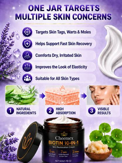 ✨Buy 1 Get 1 Free✨BIOTIN 10-IN-1 SKIN RESTORATION CREAM