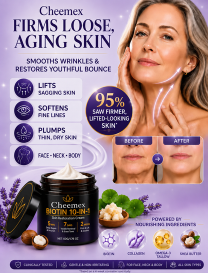 ✨Buy 1 Get 1 Free✨BIOTIN 10-IN-1 SKIN RESTORATION CREAM
