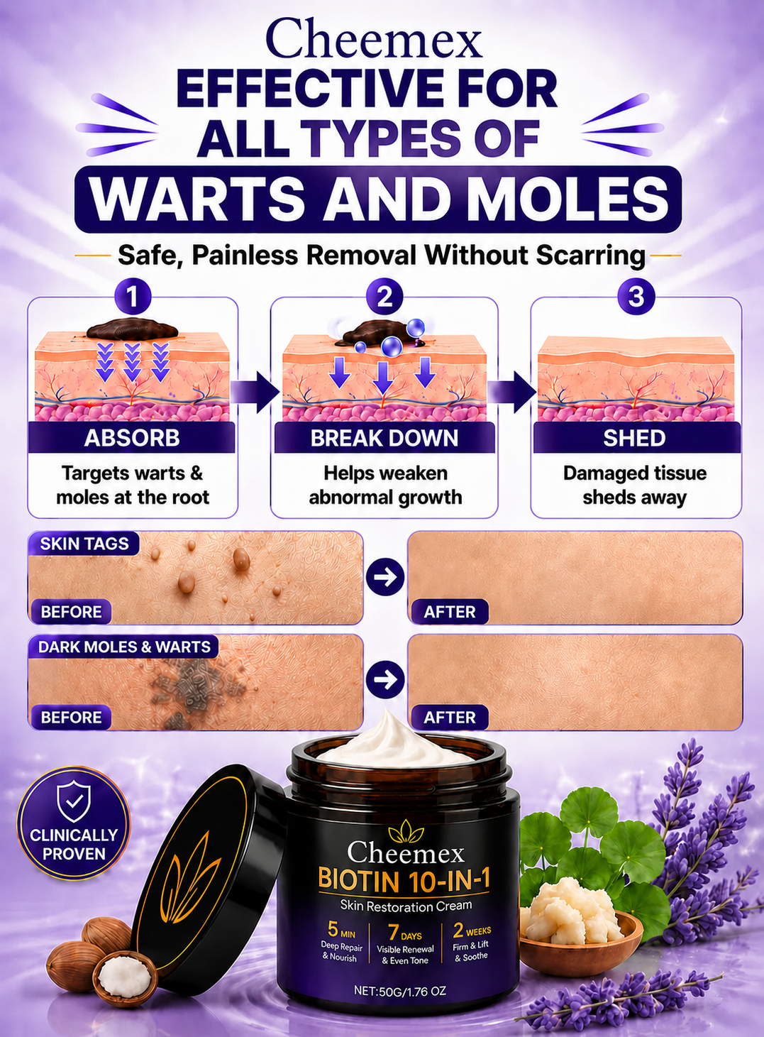 ✨Buy 1 Get 1 Free✨BIOTIN 10-IN-1 SKIN RESTORATION CREAM