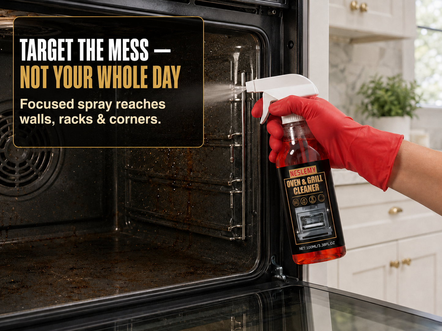 Buy 3 Get 3 Free🛡️NESLEMY Heavy-Duty Grill Degreaser Spray