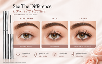 ✨ Precision Metal Wand Mascara – Lift, Lengthen & Define Every Lash