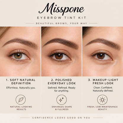 ✨ Long-Lasting Waterproof Eyebrow Tint Kit –Natural Fuller Brows In Minutes