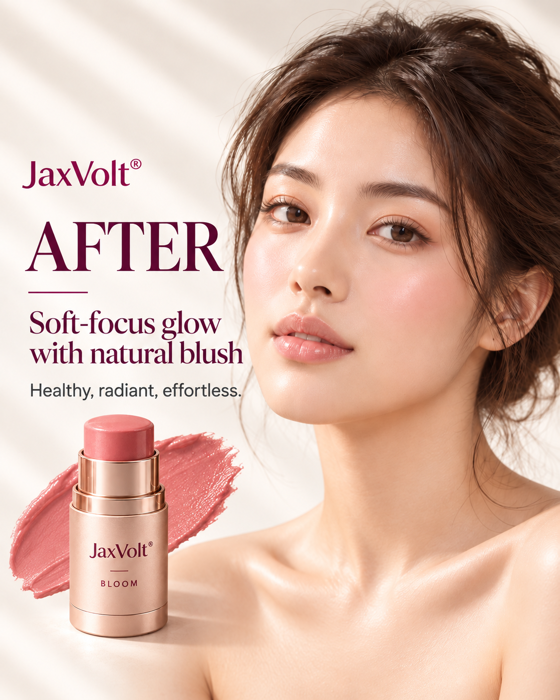 🎁 BUY 1 GET 1 FREE ✨ Jaxvolt® Skin Perfecting Cream Blush — Natural Glow & Smooth, Blendable Finish