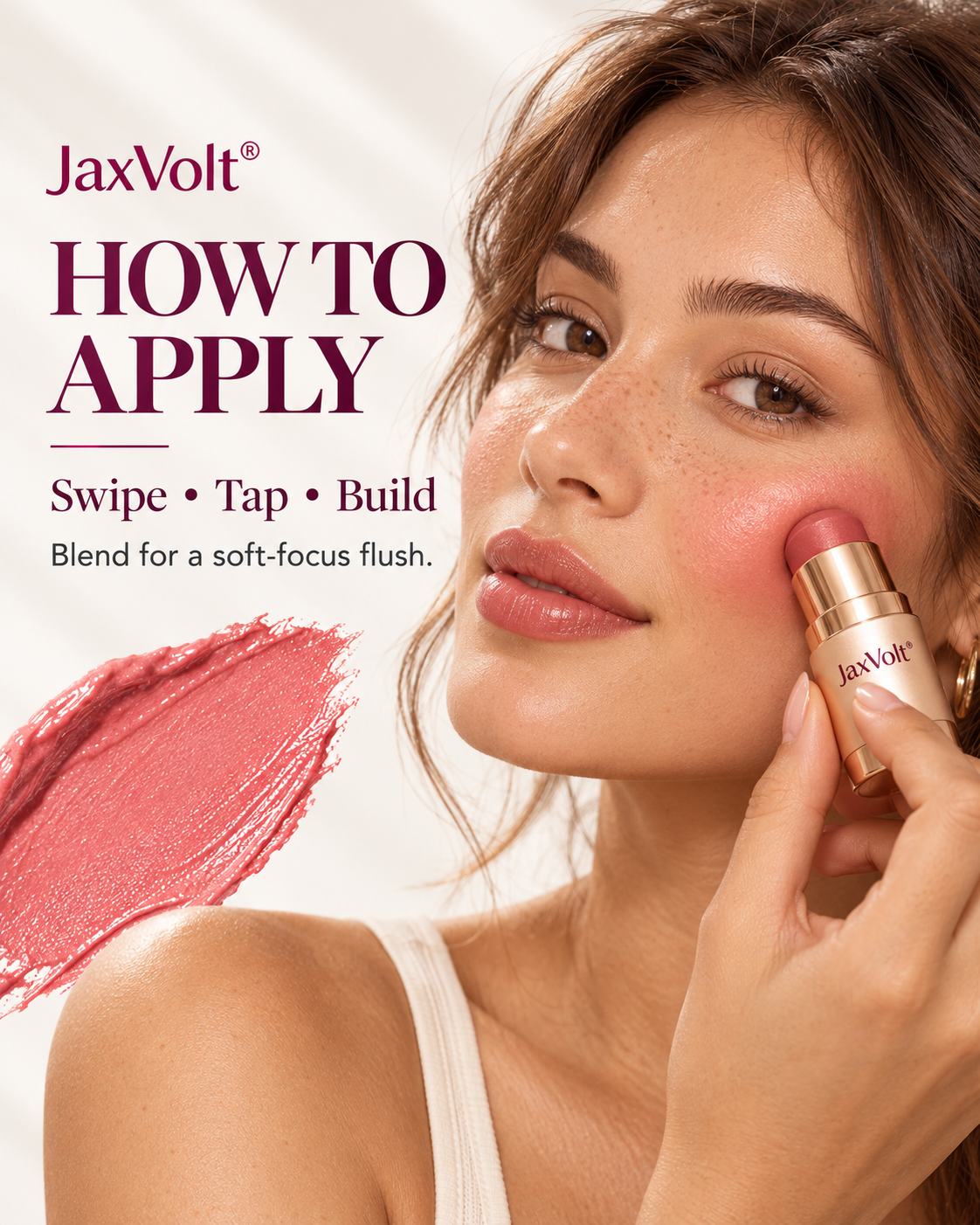 🎁 BUY 1 GET 1 FREE ✨ Jaxvolt® Skin Perfecting Cream Blush — Natural Glow & Smooth, Blendable Finish
