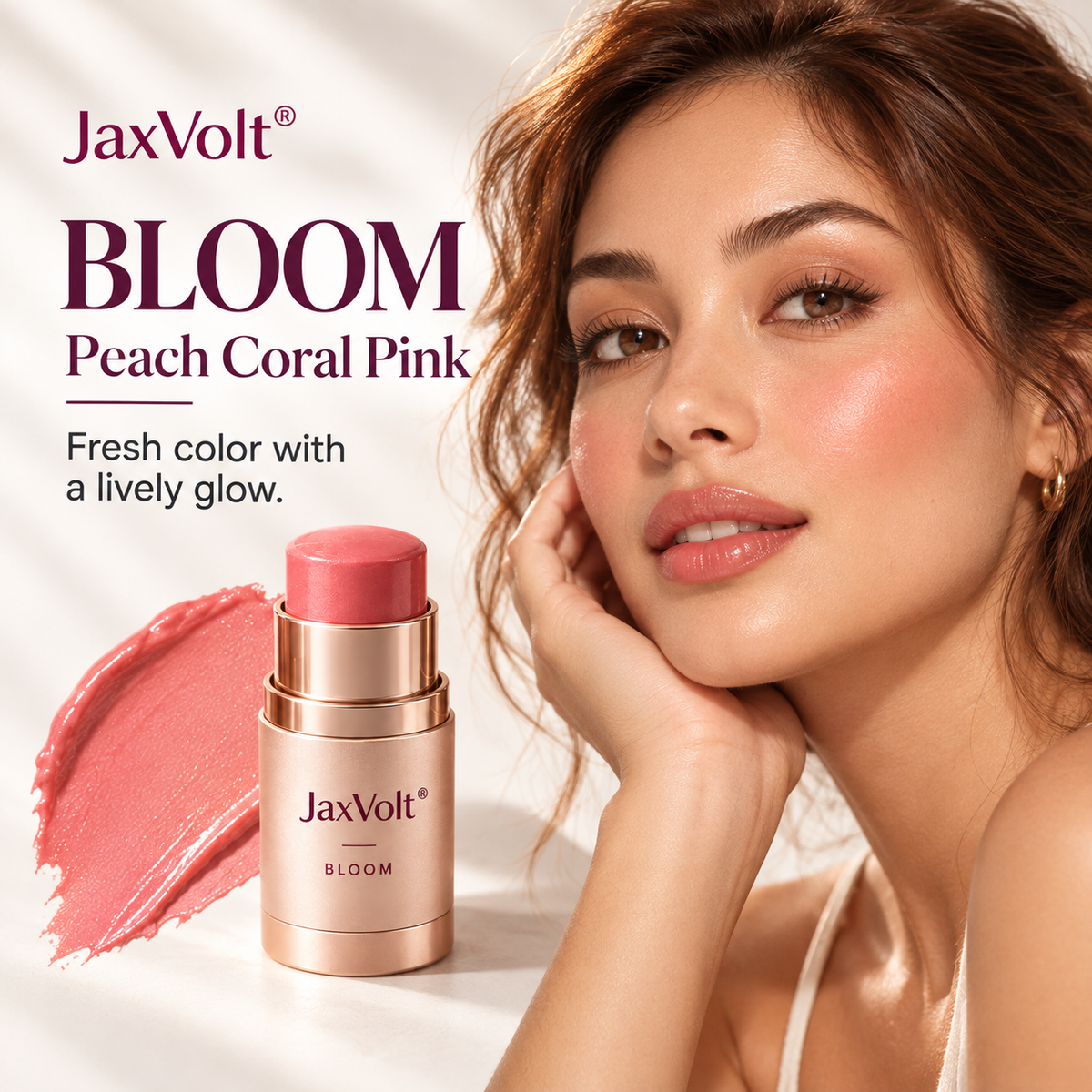 🎁 BUY 1 GET 1 FREE ✨ Jaxvolt® Skin Perfecting Cream Blush — Natural Glow & Smooth, Blendable Finish