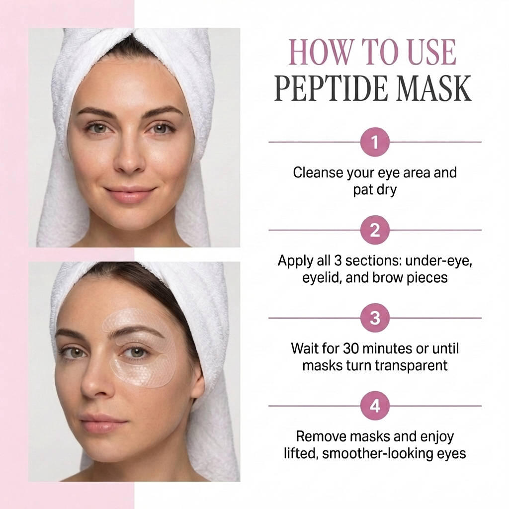 🎁 BUY 1 GET 1 FREE✨ Jaxvolt 3-Piece Deep Peptide Collagen Eye Mask – Smooth, Firm & Refresh Tired Eyes