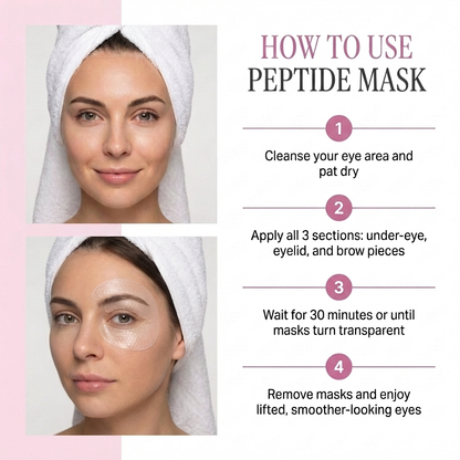 🎁 BUY 1 GET 1 FREE✨ Jaxvolt 3-Piece Deep Peptide Collagen Eye Mask – Smooth, Firm & Refresh Tired Eyes