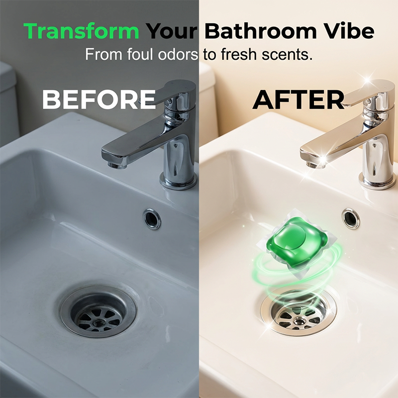 💧✨ Drain Deodorizer Pods – Freshen Sinks & Fight Unwanted Odors