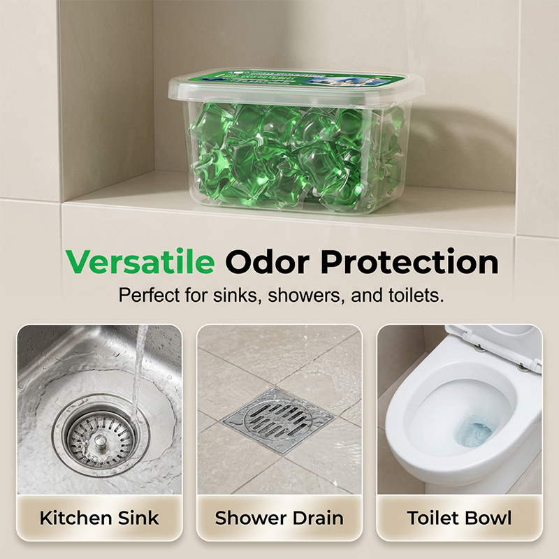 💧✨ Drain Deodorizer Pods – Freshen Sinks & Fight Unwanted Odors